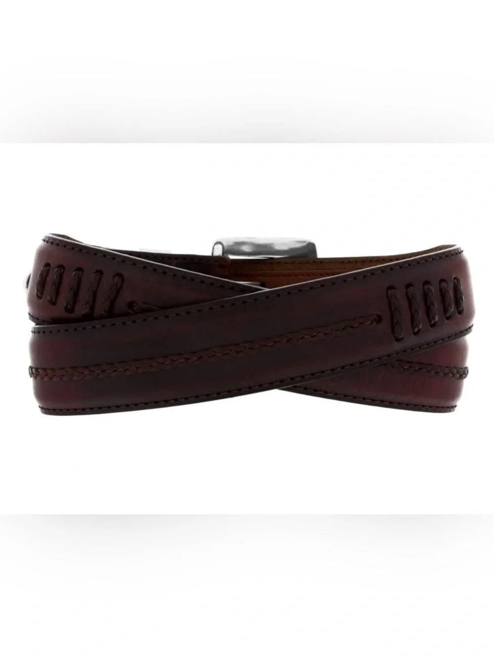 🤎 BRIGHTON 🤎Onyx Brown Leather Salina Taper Belt
